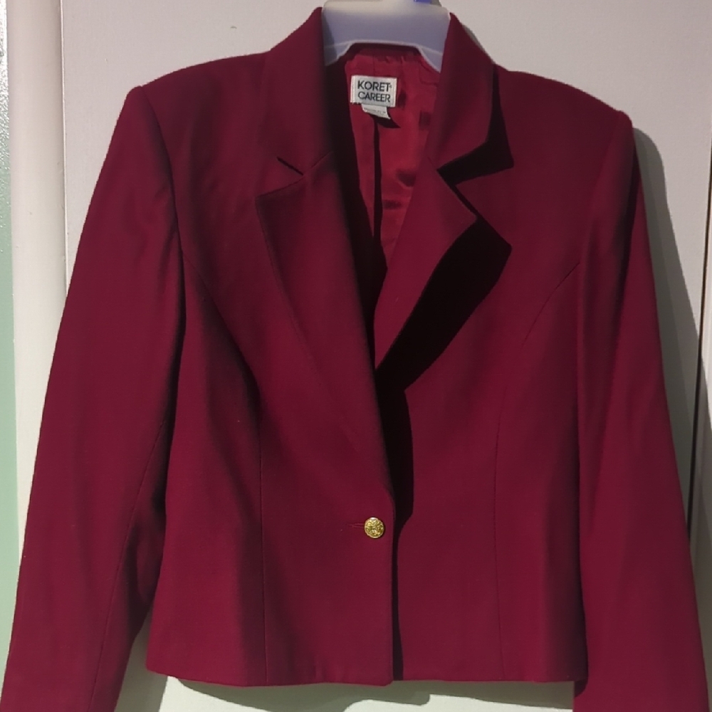 Koret Career Women's Red Blazer